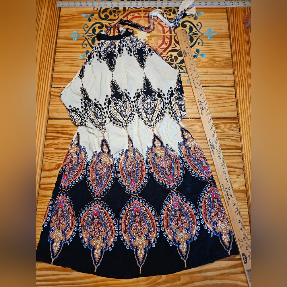 Bohemian Paisley Maxi Dress
